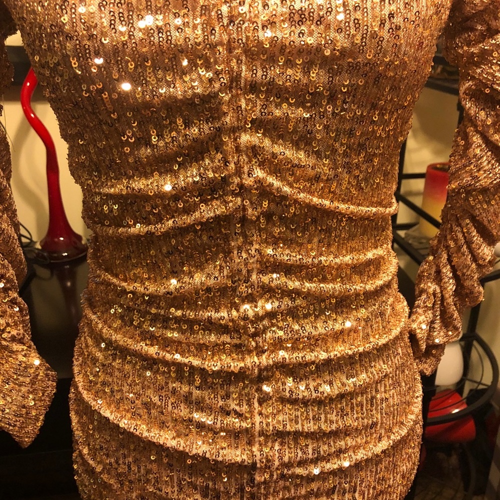 Zara Sequins Mini Dress - Picture 8 of 8